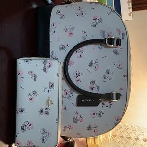 Coach dome purse with matching wallet